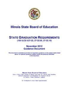 ISBE Guidance Graduation Requirements - November 2012