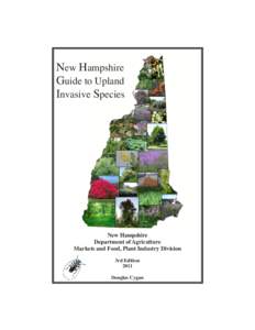 New Hampshire Guide to Upland Invasive Species New Hampshire Department of Agriculture