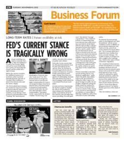 C10  STAR BUSINESS WEEKLY TUESDAY, NOVEMBER 6, 2012