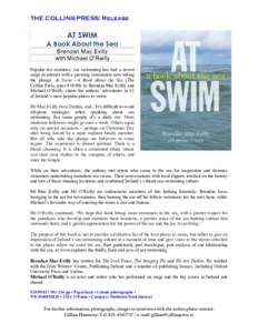 THE COLLINS PRESS: Release  AT SWIM A Book About the Sea Brendan Mac Evilly with Michael O’Reilly