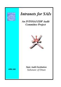 INTOSAI EDP Project: Intranets for SAIs