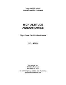 Coffin corner / Aviation / Flight training / King Schools /  Inc.
