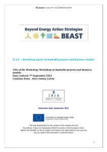 Microsoft Word - D 3.2 Workshop report on Bankable Projects and Business models _vFinal_ ZREA_sep2015