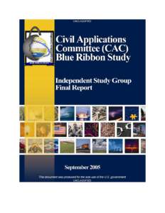 Civil Applications Committee (CAC) Blue Ribbon Study