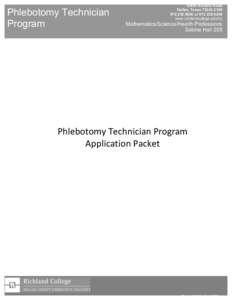 Phlebotomy Technician Program 	
     	
   	
  