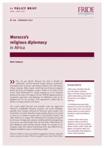 Morocco’s religious diplomacy in Africa