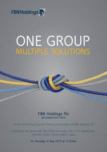 ONE GROUP  MULTIPLE SOLUTIONS FBN Holdings Plc INFORMATION PACK