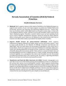 Nevada Association of Counties 304 South Minnesota Street Carson City, NV7863 www.nvnaco.org