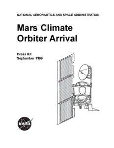 NATIONAL AERONAUTICS AND SPACE ADMINISTRATION  Mars Climate