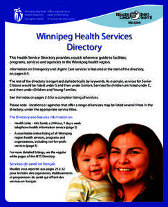 Winnipeg Health Services Directory