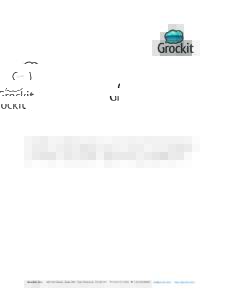Methodologies and technologies of the Grockit learning platform Grockit, Inc3rd Street, Suite 260 San Francisco, CA 94107