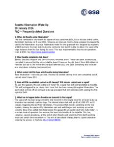 Microsoft Word - Rosetta Wake-Up FAQ_final.docx