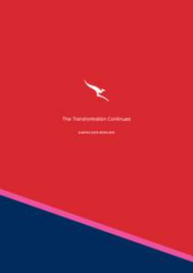 The Transformation Continues QANTAS DATA BOOK 2013 DISCLAIMER The information contained in this investor Data Book is intended to be a general summary of Qantas Airways Limited (Qantas) and its subsidiaries and related 