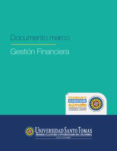 Documento marco Gestión Financiera USTA COLOMBIA  Documento Marco