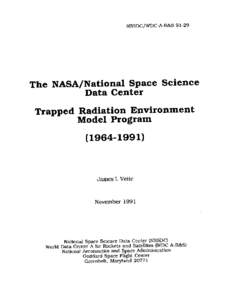 NSSDC/WDC-A-R&S  The NASA/National Data