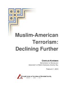 Microsoft Word - Kurzman_Muslim-American_Terrorism_January_31_2013.doc