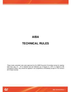 Microsoft Word - AIBA Technical Rules - August 31, 2014