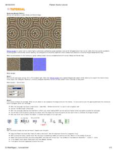[removed]Pattern Studio tutorial Seamless Mosaic Pattern Served with perfectly cooked Bump and Normal Maps