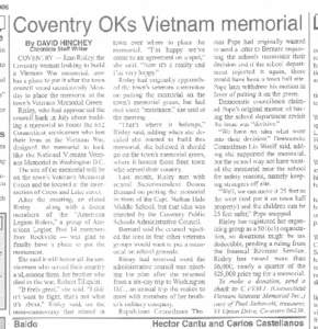 106  J :II  Coventry OKs Vietnam memorial I(