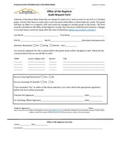 Microsoft Word - Audit Request Form draft