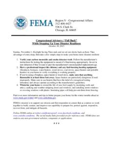 Federal Emergency Management Agency / Water heating / Space heater / United States Department of Homeland Security