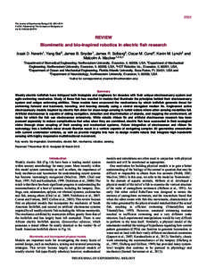 2501 The Journal of Experimental Biology 216, [removed] © 2013. Published by The Company of Biologists Ltd doi:[removed]jeb[removed]REVIEW