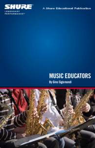 Shure Audio Systems for Music Educators