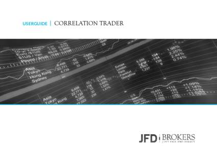 USERGUIDE  CORRELATION TRADER TABLE OF CONTENTS