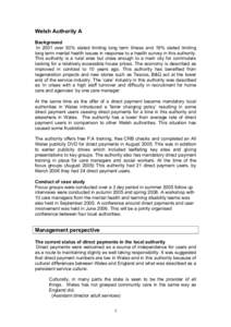 Microsoft Word - rewrite Welsh Authority A Direct payment case studies.doc
