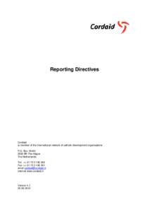 3. Reporting directives v4.1 CLEAN