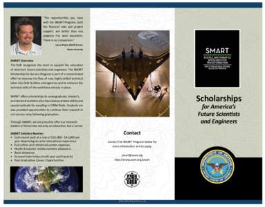 Science /  Mathematics /  And Research For Transformation (SMART) Defense Scholarship Program / United States Department of Defense / Internship / Scholarship / Education / Student financial aid / Knowledge