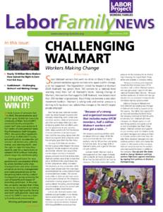 LaborFamily news www.working-families.org  Winter /S pring 2015