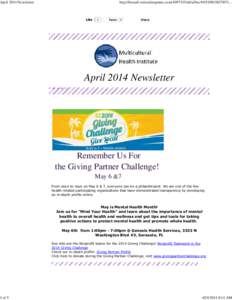 April 2014 Newsletter  http://hosted.verticalresponse.comabfa3bcc94... Like