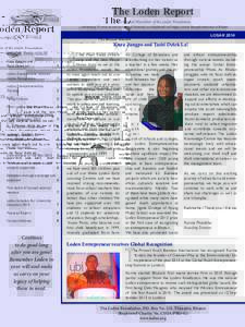 The Loden Report  Page 1 The Loden Report