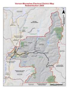Vernon-Monashee Electoral District Map Redistribution 2008 Columbia-Shuswap Regional District 1 ¿