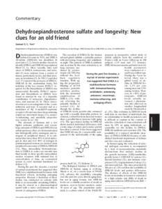 Commentary  Dehydroepiandrosterone sulfate and longevity: New clues for an old friend Samuel S. C. Yen*