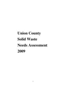 Union County Solid Waste Needs Assessment[removed]