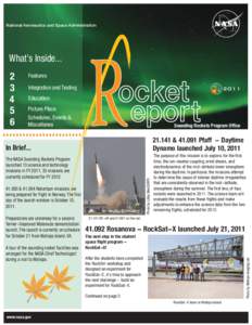p6 Rocket Report 3rd qt 11