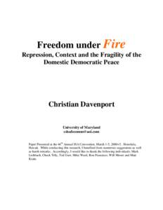 Microsoft Word - Freedom under Fire fulldoc