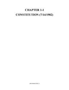 CHAPTER 1-1 CONSTITUTION) {DOC}1  FOREST COUNTY POTAWATOMI COMMUNITY CONSTITUTION