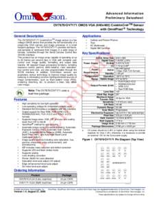 Omni  ision Advanced Information Preliminary Datasheet
