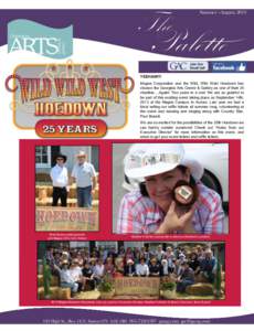 Summer –August, 2013  YEEHAW!!! Magna Corporation and the Wild, Wild West Hoedown has chosen the Georgina Arts Centre & Gallery as one of their 25 charities….Again! Two years in a row! We are so grateful to