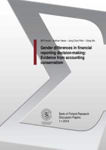 Gender differences in financial reporting decision-making: Evidence from accounting conservatism