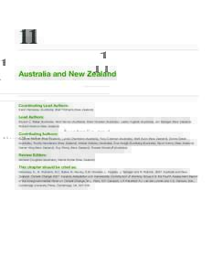 11 Australia and New Zealand Coordinating Lead Authors: Kevin Hennessy (Australia), Blair Fitzharris (New Zealand)