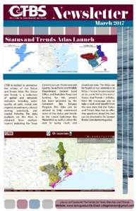 Newsletter March 2017 Status and Trends Atlas Launch  Brown pelican locations in the area