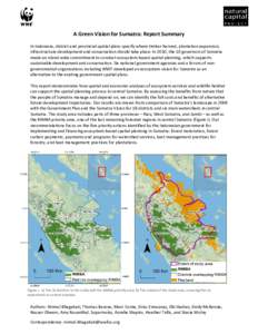 Systems ecology / Earth / Environmental economics / West Sumatra / Ecosystem services / Jambi / Watershed management / Deforestation / Ecosystem / Environment / Provinces of Indonesia / Biology