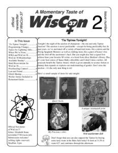 official newsletter of WisCon 37 2