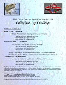 Collegiate Cup Challenge New York – The Bass Federation presents the
