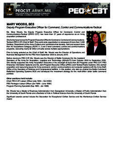 United States / Program Executive Office Command Control Communications Tactical / United States Assistant Secretary of the Army for Acquisition /  Logistics /  and Technology / Year of birth missing / Fort Monmouth / Battle command / Program Executive Officer / Lee Price / Robert Mark Brown / Military / Military acquisition / United States Army