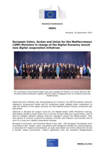 EUROPEAN COMMISSION  MEMO Brussels, 30 September[removed]European Union, Jordan and Union for the Mediterranean